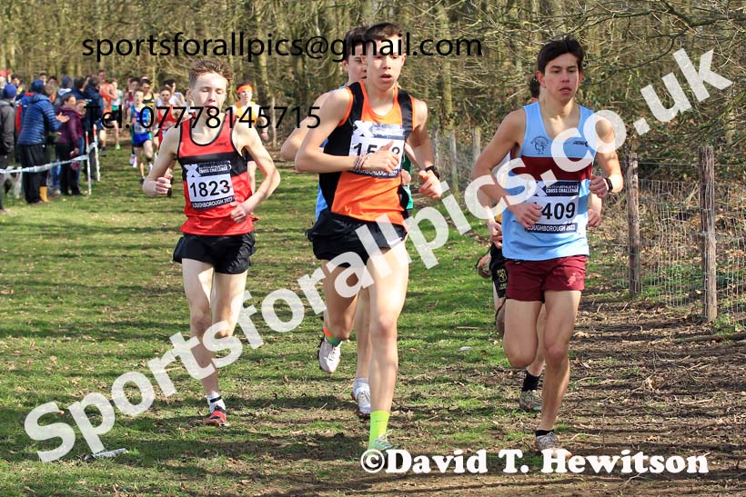 Boys Under-15s 2022 CAU Inter Counties Cross Country, Prestwold Hall, Loughborough.  Photo: David T. Hewitson/Sports for All Pics